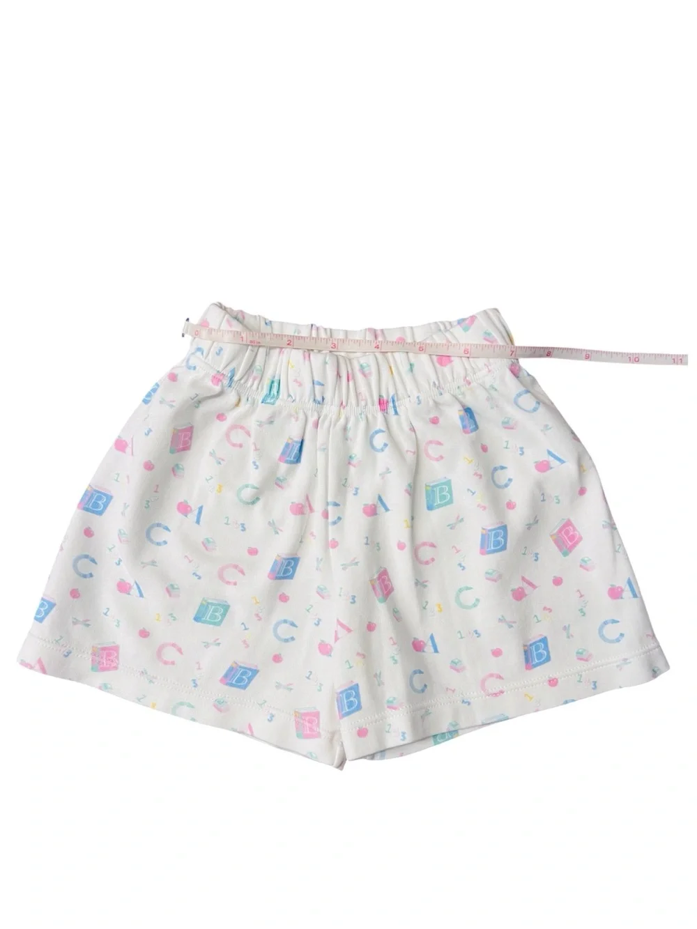 Lullaby Set Kids' Two-Piece Pajama Set with Pastel Alphabet Blocks Size 4T